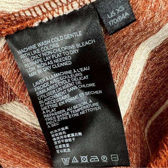 Anthropologie Women’s Eloise Off The Shoulder Top In Terracotta Size XS - Picture 5 of 7